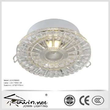 LED White Pattern Glass Ceiling Lighting