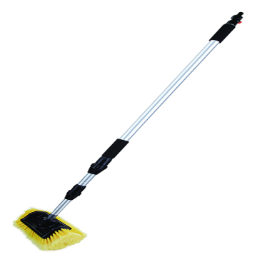 Extendable Handle Soft Bristle Car Wash Brush and Water Through Detailing Brush Set