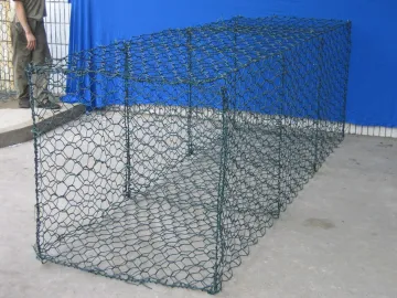 PVC Coated Hexagonal Twist Weave Steel Gabion Box
