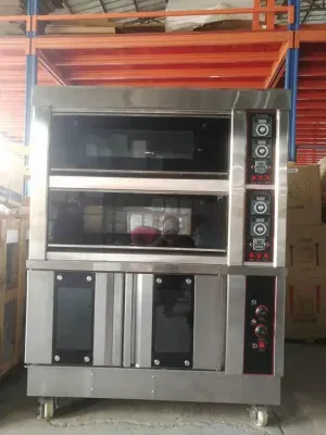 2 Decks 4 Tray Oven+Fermentation Box Dough Proofer with Intelligent Control Panel and Memory Function for Sale