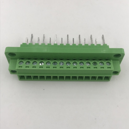 14 pin through wall mounting plug-in terminal block