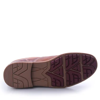 red genuine leather vamp fashion style mens ankle boots