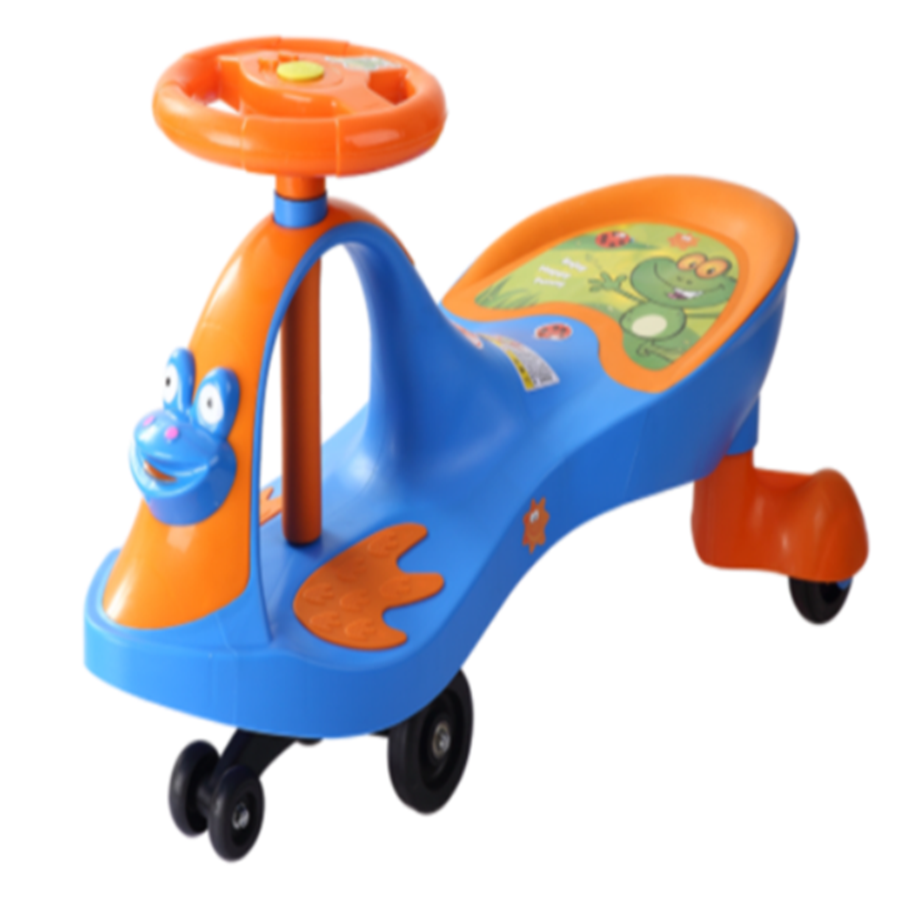 Frog Shape Child Swing Car გარე ბედის მანქანა