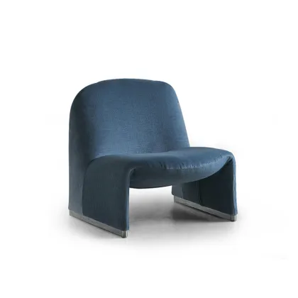 Nordic Simple Leisure Modern M-Shaped Hotel Fabric Chair