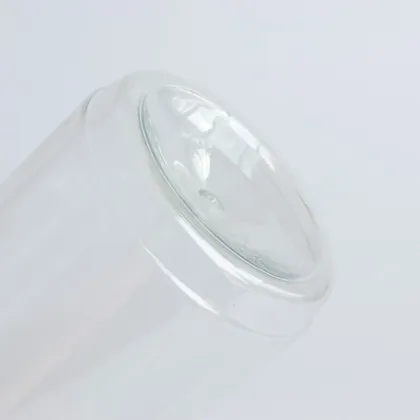 Aoyi 0.800 ML -200ML Transparent Easy Open PET Plastic Libby Tuna Pop Cans Maker for Food Canning