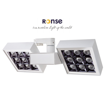 Ronse LED 2x40W Grille Light Panel - Museum &amp; Commercial Spot Lighting met 5 jaar garantie en CE -goedkeuring