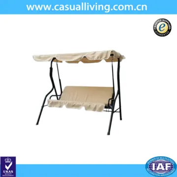 Patio 3 Seat Garden Swing On Sale