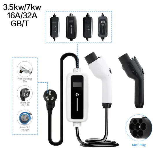 GB/T Compliant Mobile Level 2 EV Charger for Wuling with OLCD Screen