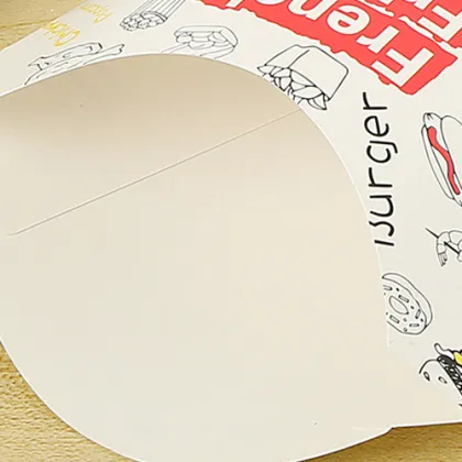 Takeaway Packaging French Fries Container