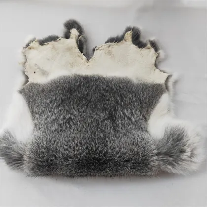 Clothing Accessories High Quality Genuine Raw Rabbit Fur Real Natural Rabbit Skin Chinchilla Rabbit Skin