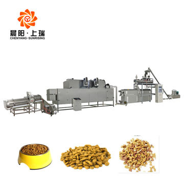 Extruder machine dog food pellet making machines