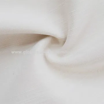 Flame-retardant slub satin fabric, made of 100% polyester