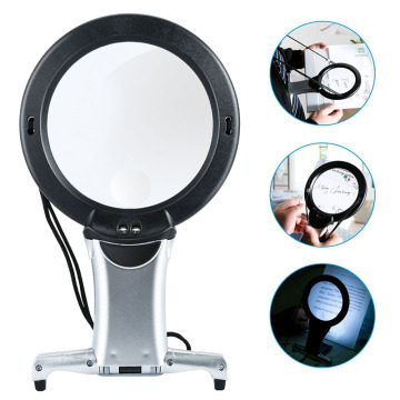 Hands-Free LED Suspended Magnifying Glass MG11B-1 with Bracket
