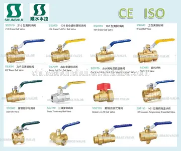 SSF30460 1 inch brass ball valve