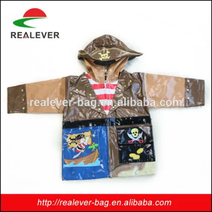 Boys cute rain coat for kids custom raincoat