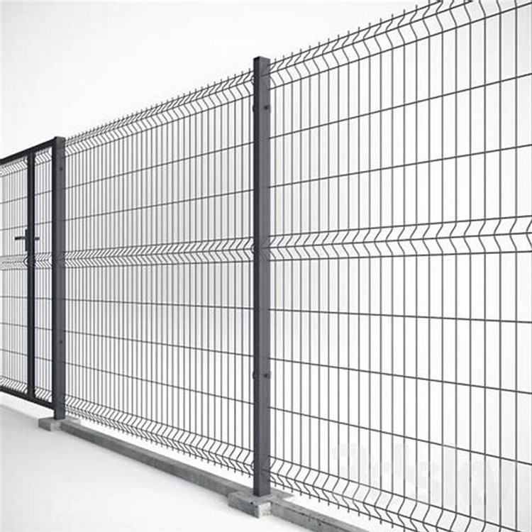 triangle bending fence 3D curved wire mesh fence