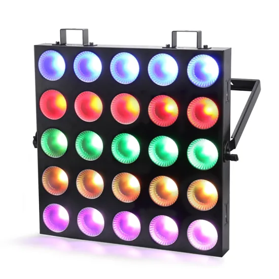 Professional COB 25X10W RGB LED Stage Lighting: 3-in-1 American Pixel & Dot Matrix DJ Light