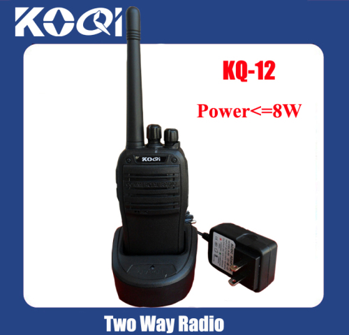 KQ-12 UHF 400-470MHz impermeable talky