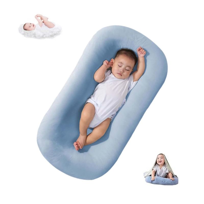 Blue Newborn Lounger-01