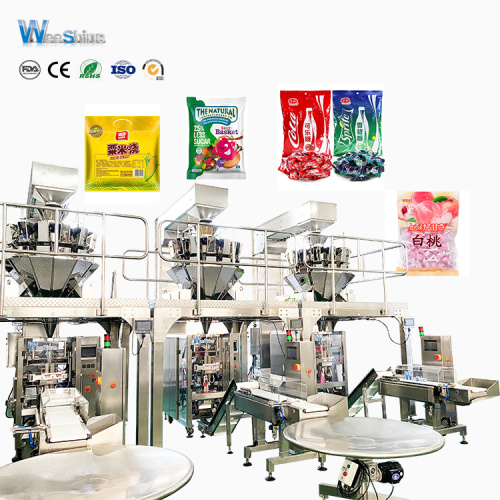 WPV200 PLC Controle automático Candy Packaging Machine
