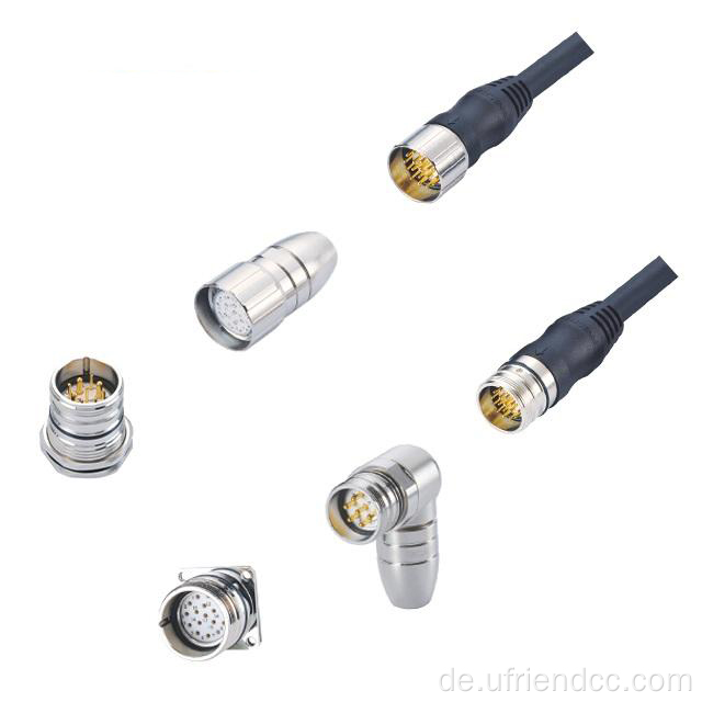 M23 wasserdichtes Stecker Stromverbindungsanschluss