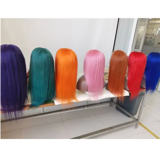 Wholesale Pre Plucked HD Transparent Lace Front Highlight Colorful Wig Virgin Brazilian Human Hair Lace Front Wigs