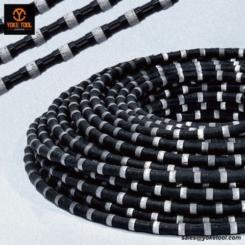 Diamond alambre de alambre minero cuerda sierra circundante para piedra de concreto de mármol de granito