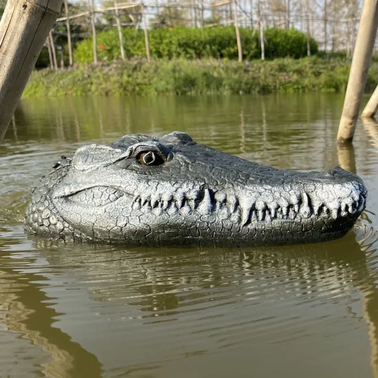 Flytec V005 2.4G Remote Control RC Alligator Head Animal Boat Toy