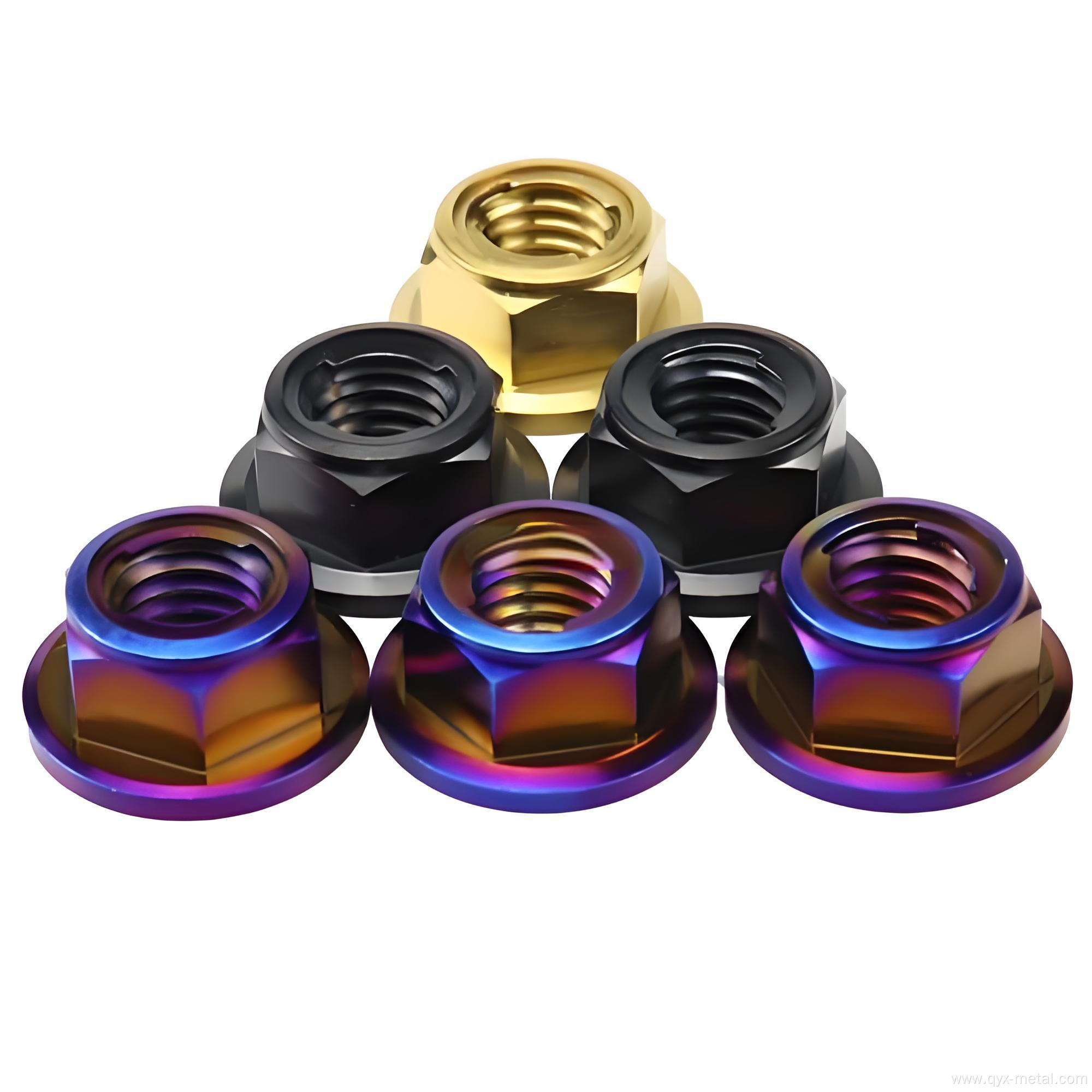 High Quality High-strength Titanium Alloy Flange Nut