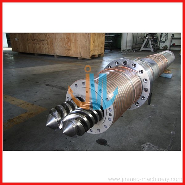 extrusion screw barrel for PVC pipe / parallel double screw