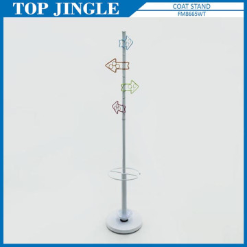 Arrow Design Large Clothes Rack With Umbrella Stand