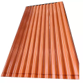 Foglio di copertura ondulato con rivestimento a colori ASTM