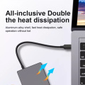 Dual USB Type-C USB C Laptop Trạm nối