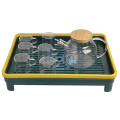 Tea Tray With Water Storage Drainage