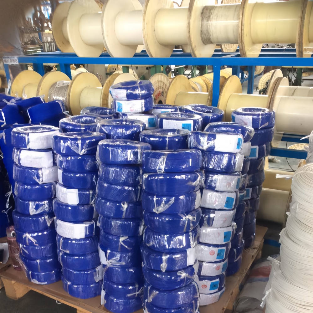 Silicone electrical wire BLUE UL3135 24#