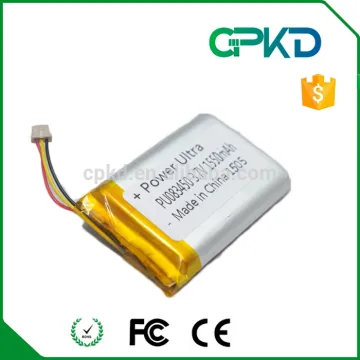 prismatic battery 1550mah 3.7v rechargeable lipo battery ultra thin 083450