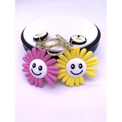 Custom Flower PVC Keychains