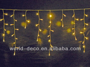 Various LED Christmas window warm white led icicle lights for decoration