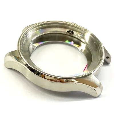 44mm Brushed Finish Metal Watch Cases