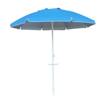 Wind Valley High-Quality Custom Printed Twist-in Beach Umbrella with Fringe