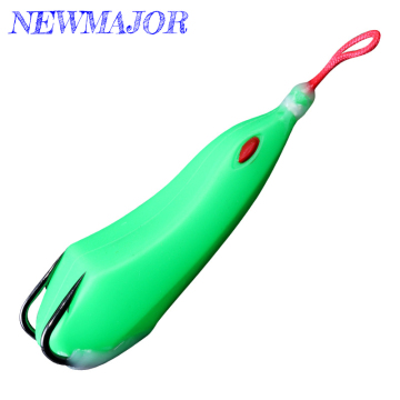 Newmajor 75mm 16,5 g toppvatten Big groda fiske lockar med dubbla BKK -krokar