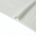 စင်ကြယ်သောအဖြူရောင်သိုးမွှေး polyester acrylic ရောစပ်ထည်ထည်