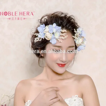 Distributors Bridal Hair Accessories Artificial Flower Barrettes Hairpins 146TZ