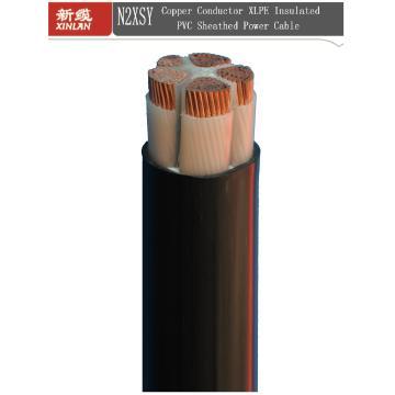 Copper Conductor XLPE Insulated PVC Sheathed Power Cable (N2XSY)