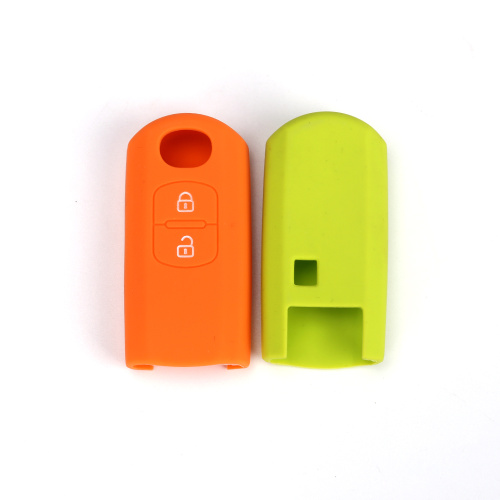 Silicone mazda key protetor with 2 buttons