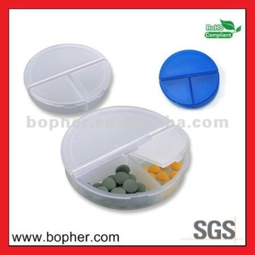 creative round medicine pill box