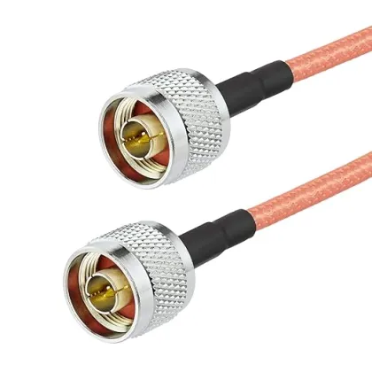 N Male to N Male RG400 Low Loss Coax Cable for Ham Radio