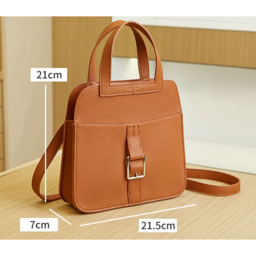 Delicate And High-end Shoulder Handbag Stylish And Practical Litchi Grain Shoulder Handbag Manufactory