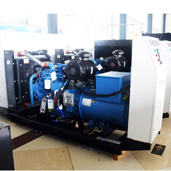 400kw Yuchai three emission diesel generator set brushless 380v three-phase full power output