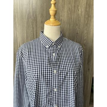 Camicia a maniche lunghe a quadri camicia casual da donna